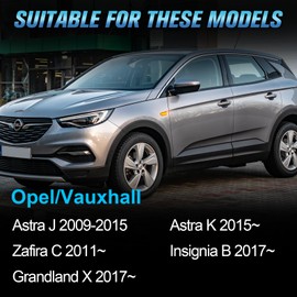 POPMOTORZ 2 x LED Side Indicators for Vauxhall Astra J Astra J K Zafira C Insignia B Grandland X