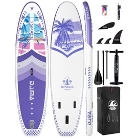 DAMA 11'*34"*6" Inflatable Paddle Board, Paddle Boards for Adults,Sup,Lightweight and Durable, Easy to Inflate, Versatile in Style, Fully Functional, Equipped w/High Grade Accessories，Purple.