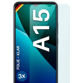 moex FlexProtect Screen Protector Compatible with Oppo A15 Screen Protector Only 0.2 mm Thin, HD Ultra Clear and Extra Scratch-Resistant - Pack of 3