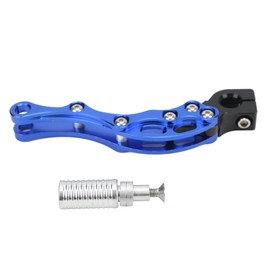 Motorcycle Gear Shift Lever Kickstarter Lever High Strength Aluminum Alloy Universal Accessories for Motorcycle Scooter (Blue) Car and Motorcycle Parts