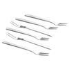 Doryh 5.25-Inch Fruit Forks, Stainless Steel Bistro Cocktail Fork, Set