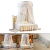 Breathable Round Canopy Lace Princess Style Mosquito Net Bed Curtain