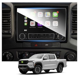 Screen Protector for Nissan Frontier 9-inch Radio Touchscreen 2022-2024 Nissan Frontier Accessories 9HD Tempered Glass Compatible with 2022 2023 2024 Nissan Frontier S/SV/Pro-X/Pro-4X