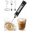 ZYPB Rechargeable Milk Frother, High-Speed Handheld Coffee Frother with Detachable