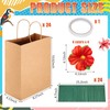 Suncalla 24 Sets Hawaiian Party Gift Bags with Hibiscus Flower