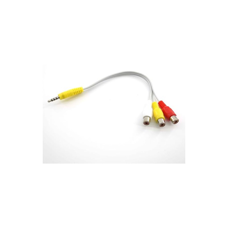 The AV adapter is a replacement cable designed for connecting