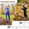 Garden Rake for Leaves, Leaf Rakes Heavy Duty for Yard,Lawn,Shrub,Grass,Mulch,