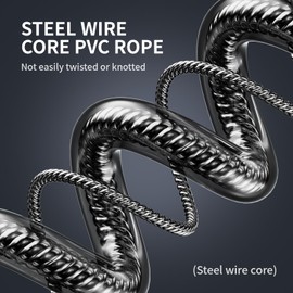 Jump Rope,Tangle-Free Rapid Speed Jump Rope with Ball Bearings for Men,Women and Kids,Adjustable Steel Skipping Rope with Ergonomic Foam Handles,A Ideal Equipment and Accessories for Workout