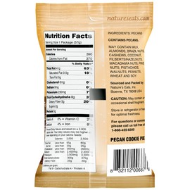 Nature's Eats Pecan Cookie Pieces, 2 Ounce (Pack of 12)