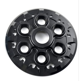 Dry Clutch Pressure Plate With Teeth 194.2.001.1B 194.2.015.1A For Ducati MH900E, Monster, Multistrada, SportClassic, SportTouring, ST2, ST4, ST4S, Superbike and SuperSport. Black Version