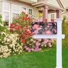 Perinsto Pink Flamingos Exotic Orchids Flowers Mailbox Covers Magnetic Waterproof
