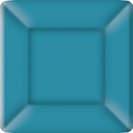 Boston International IHR Square Dessert Paper Plates, 8-Count, 7 x 7-Inches, On Ice Blue