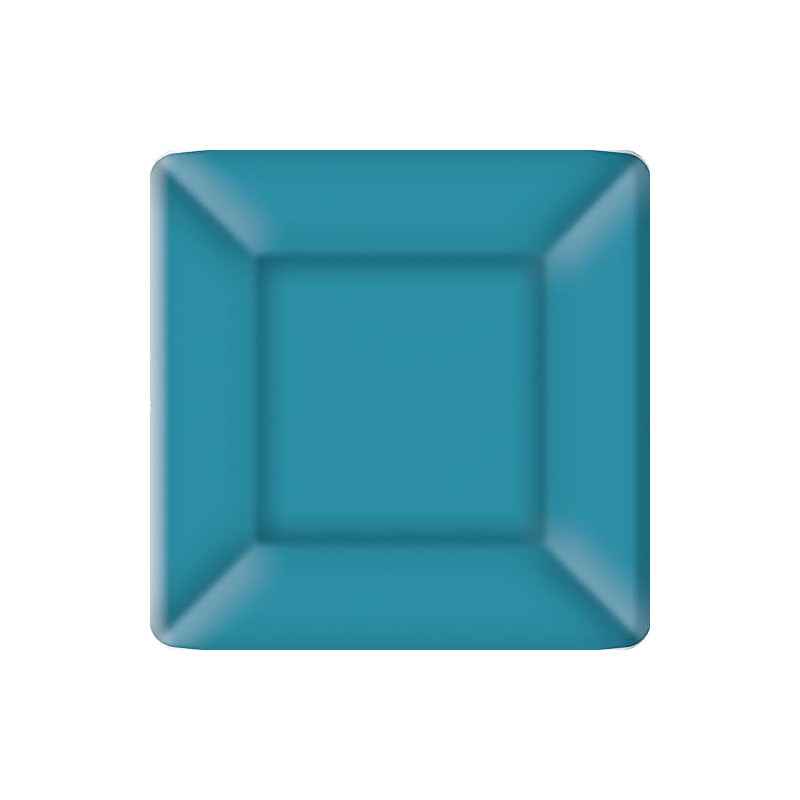 Boston International IHR Square Dessert Paper Plates, 8-Count, 7 x