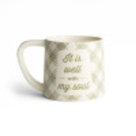 DaySpring It Is Well with My Soul Ceramic Mug, 14 oz, Green
