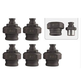 CGOLDENWALL A Set of Dies 6.5-20.5mm Circle Model for MHP-20 and JP-20 Electric Hydraulic Hole Puncher