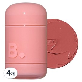Banila Co. Romantic Blush Lip & Cheek 3.7g, 28 Rita Red, 4 pcs / 바닐라코 로맨틱 블러쉬 립앤치크 3.7g, 28 리타 레드, 4개