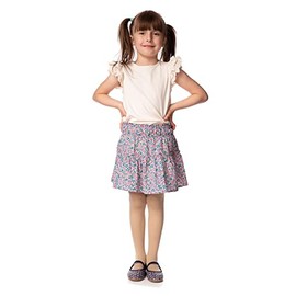 POSE Children's Tights for Girls Microfibre 40 Denier Colourful White Black Opaque Tights 19 Colours and 6 Sizes, latte