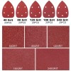 Unbranded 100pcs Mouse Detail Sander Sandpaper 40 80 120 180