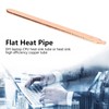 Annadue Copper Flat Heat Pipe, Computer CPU Cooler, Heatsink, Pipe