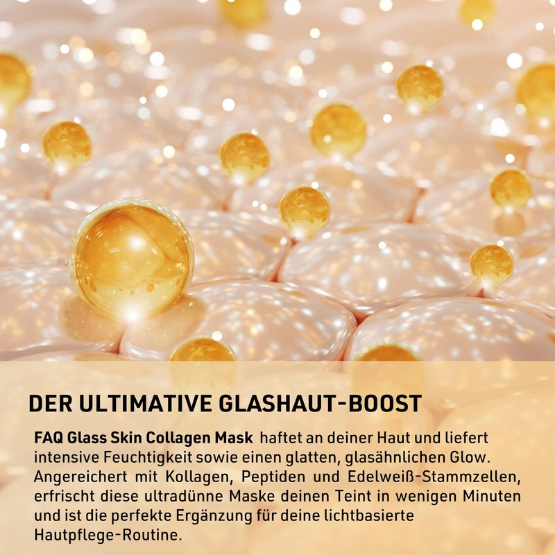 FAQ Glass Skin Collagen Mask - Firming & Moisturising Collagen