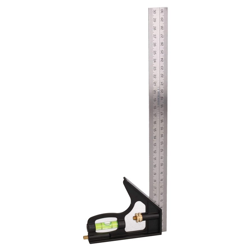 6” + 12” Engineers Square Adjustable Combination Set Square +