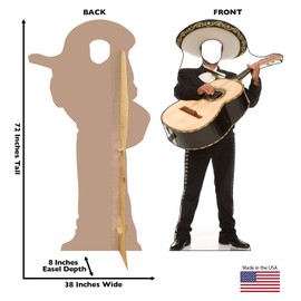 Cardboard People Mariachi Guitarron Stand-In Life Size Cardboard Cutout Standup