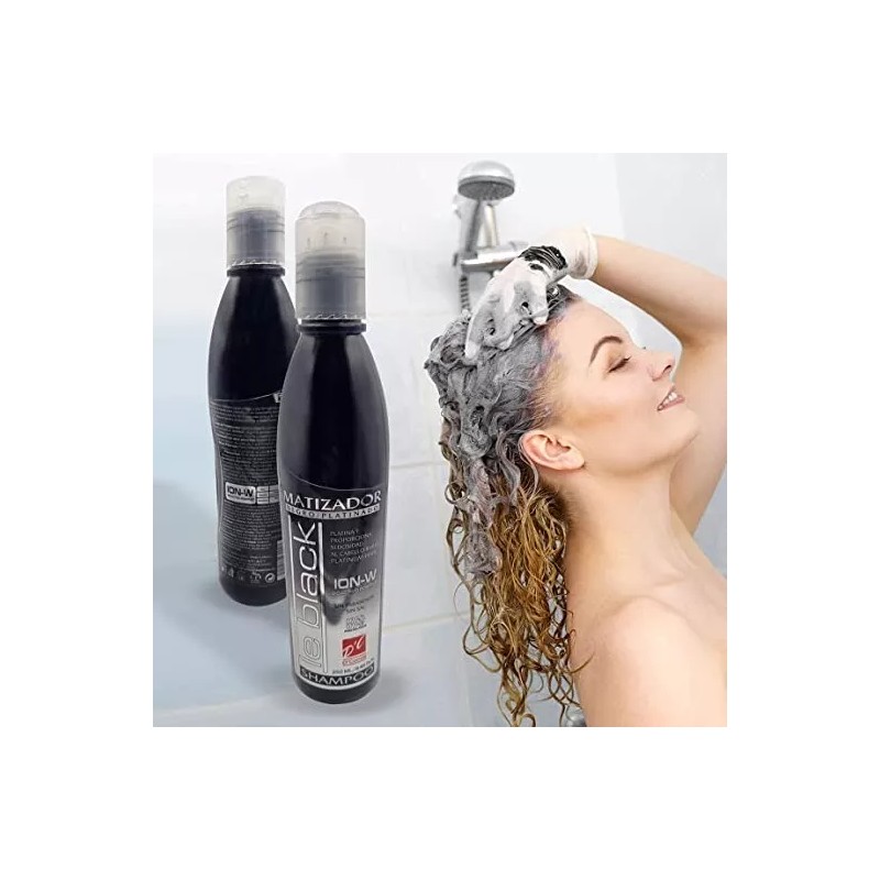 D'Conde Shampoo Matizador Negro Para Cabello Platinado D'conde 250ml