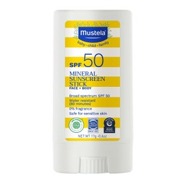 Mustela Protector Solar Mineral SPF 50 Stick 0.6 oz