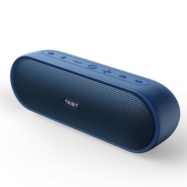 Tribit Portable Bluetooth Speaker XSound Plus 2, Wireless Speaker 30W with XBass, IPX7 Waterproof, 24-Hour Playtime, Stereo Sound, Built-in Mic, Bluetooth 5.3 Speaker for Party, Car, Travel (Blue)