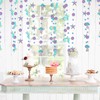AINIUNIU 52 Ft Iridescent Mermaid Garland with Jellyfish Seashell Starfish
