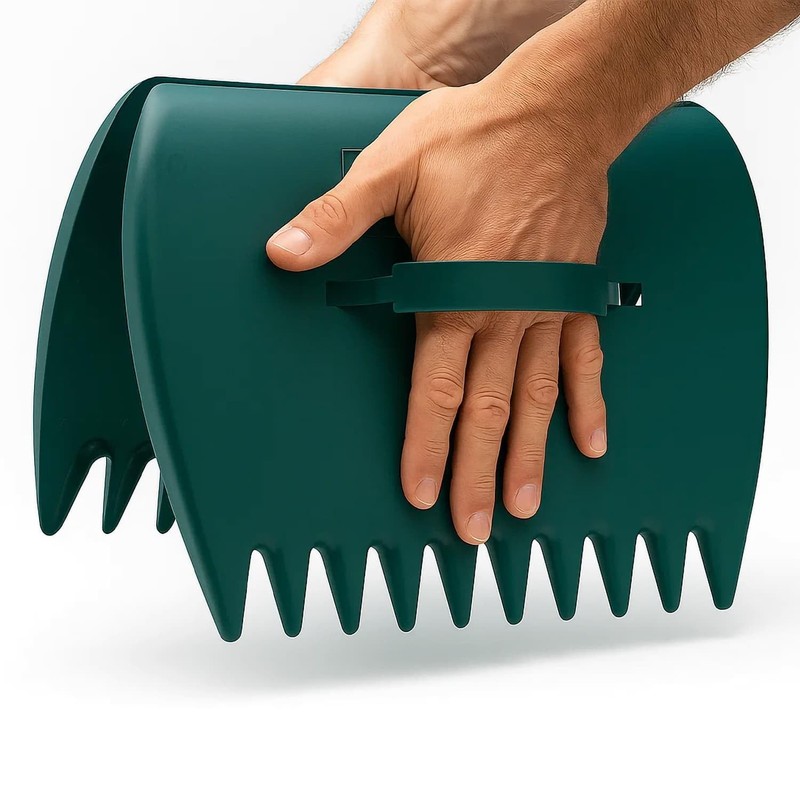 CKB LTD Laubgreifer Set mit 2 Schaufeln – große, leichte