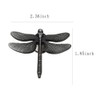 LB-LAIBA Dragonfly Drawer Knobs Modern Dresser Pulls for Closet Cabinet