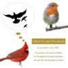Lexziuo 30PCS Bird Anti-Collision Window Stickers - Large UV Reflective
