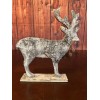 Bright Ideas Christmas Deer Reindeer Wood Flat Standing Holiday Decoration