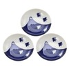 Mino Ware 138752 (3) Small Plate, Set of 3, Fuji