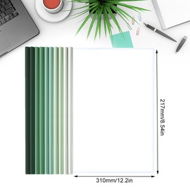 Pack of 10 A4 Sliding Bar Binders, A4 Plastic Report Covers, Plastic A4 Sliding Bar Binder, A4 Slide Binder, A4 Sliding Bar Binders, Clear A4 Sliding Bar Binder