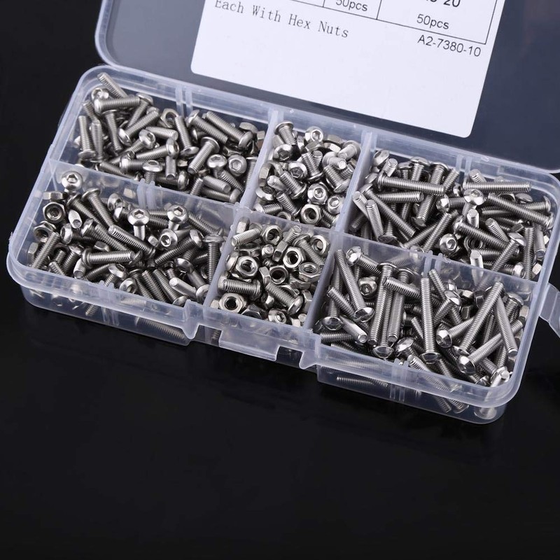 M3 Hex Socket Head Screw Set Stainless Steel 6mm 8mm