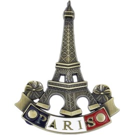 3D Metal Fridge Magnet Eiffel Tower Paris France Souvenir Gift Decoration Fridge Magnets Kitchen Accessories