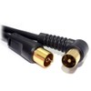 kenable RF Aerial Fly Lead Coax Right Angled Plug to