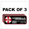 Decals by Haley 3pk Umbrella Corporation Hive Parking Level 3