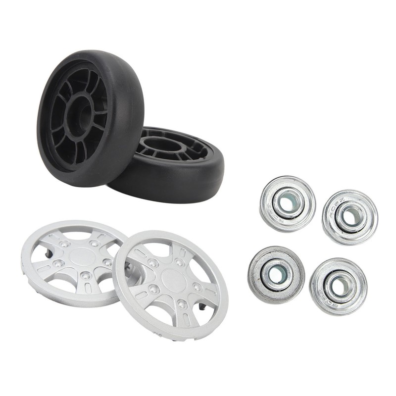 4 Set Luggage Wheels Rotating Flexible Luggage Suitcase Replacement Wheels