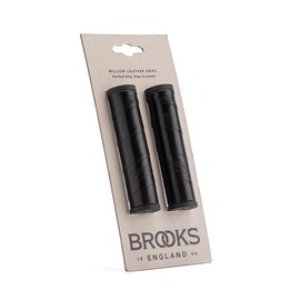 Brooks England Willow Leather Grip for Urban and Trekking Bikes, Black