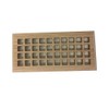 Cape Cod Air Grilles, 4" x 10", White Oak Hardwood