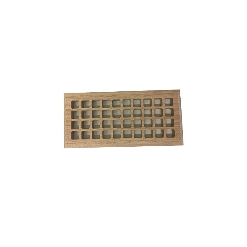 Cape Cod Air Grilles, 4" x 10", White Oak Hardwood