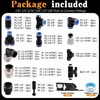 170 PCS Quick Connect Air Hose Fittings Kit, Push to