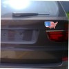 Alipis American Flag Map Car Sticker for Pickup Trucks Durable