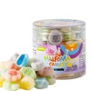 Halfoma Wax Bottle Chewable Candy, with Various Fruit-flavored Syrups in