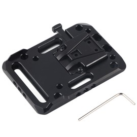 Full Metal V Mount Battery Board Base CNC Anodized Processing V Lock Battery Quick Release Plate Adapter