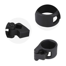 27mm-42mm Auto Car Universal Tie Rod Wrench, Heavy Duty Steel Tool for Steering Rod Removal, with Square Drive, Fits Most Vehicles, Universal Fitment, Steel Material, Black