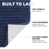 OLANLY Luxury Chenille Bath Mat, Extra Soft Thick Absorbent Shaggy